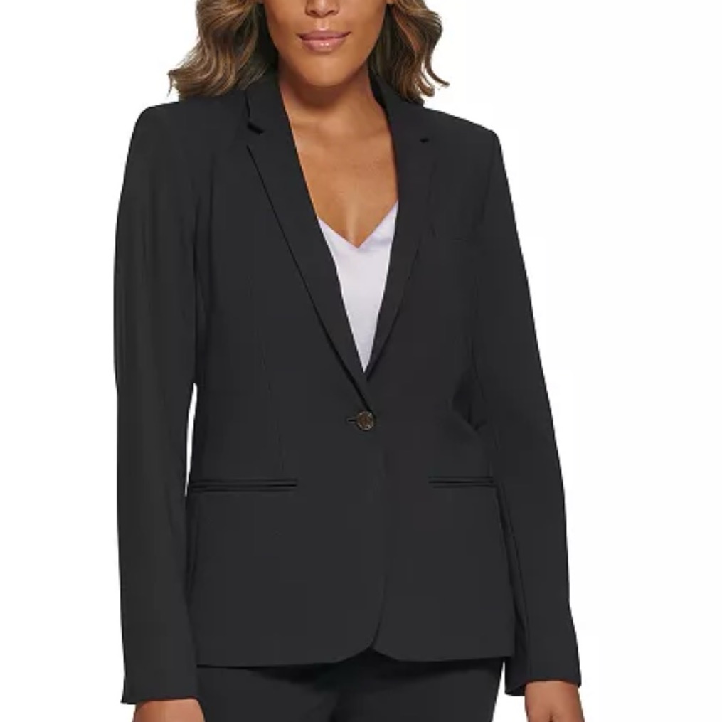 Calvin Klein Black Women's Blazer Jacket